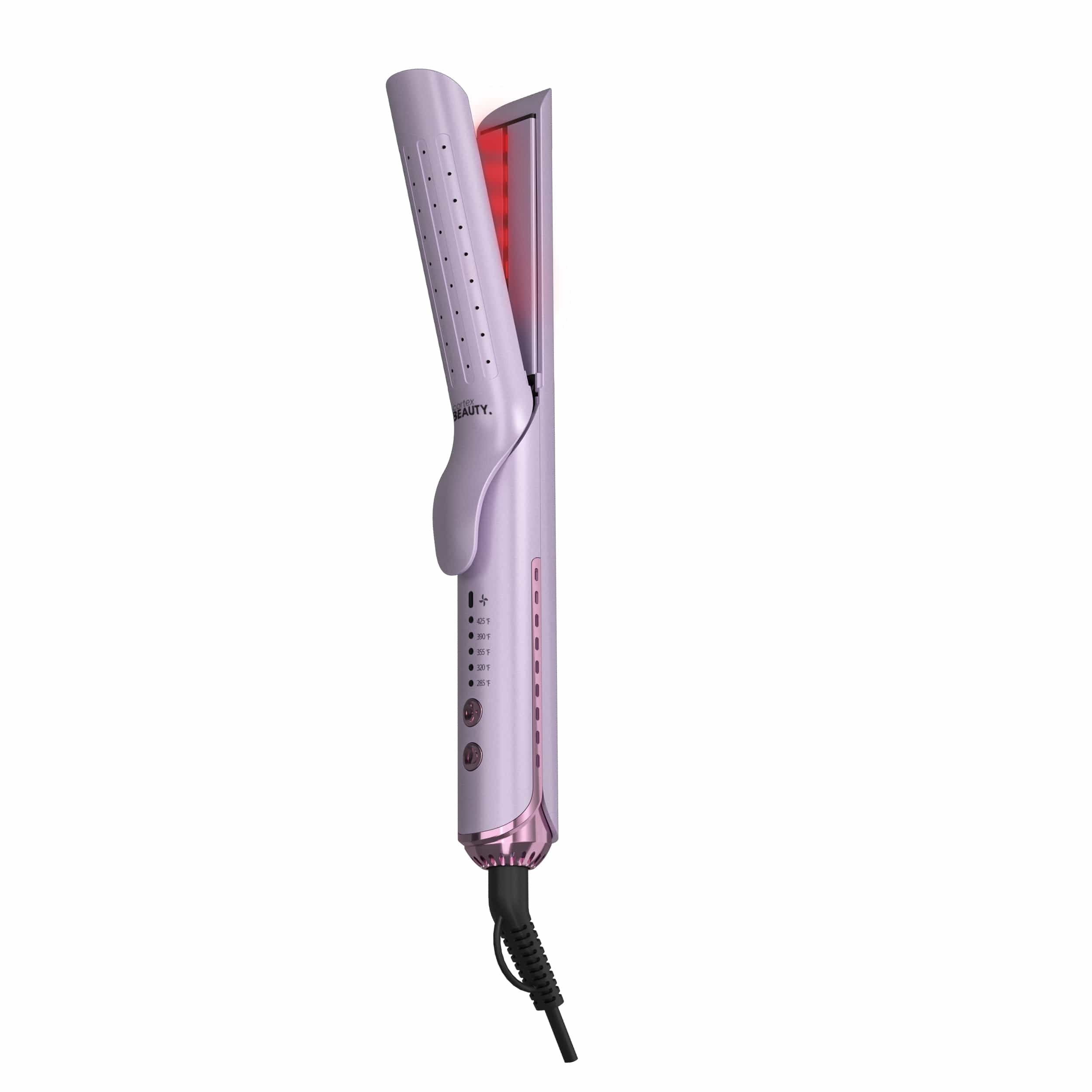 Cortex Beauty Purple Infra Air Glider 2-in-1 Cool Air & Infrared Flat Iron
