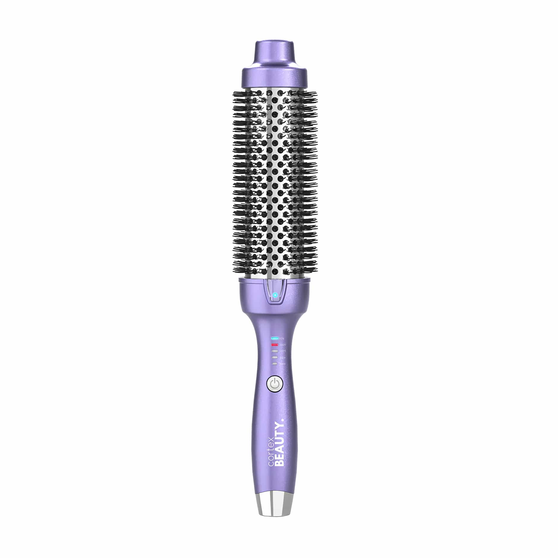Cortex Beauty Purple Temp Control Extra-Long 1.5” Ionic Styling Brush