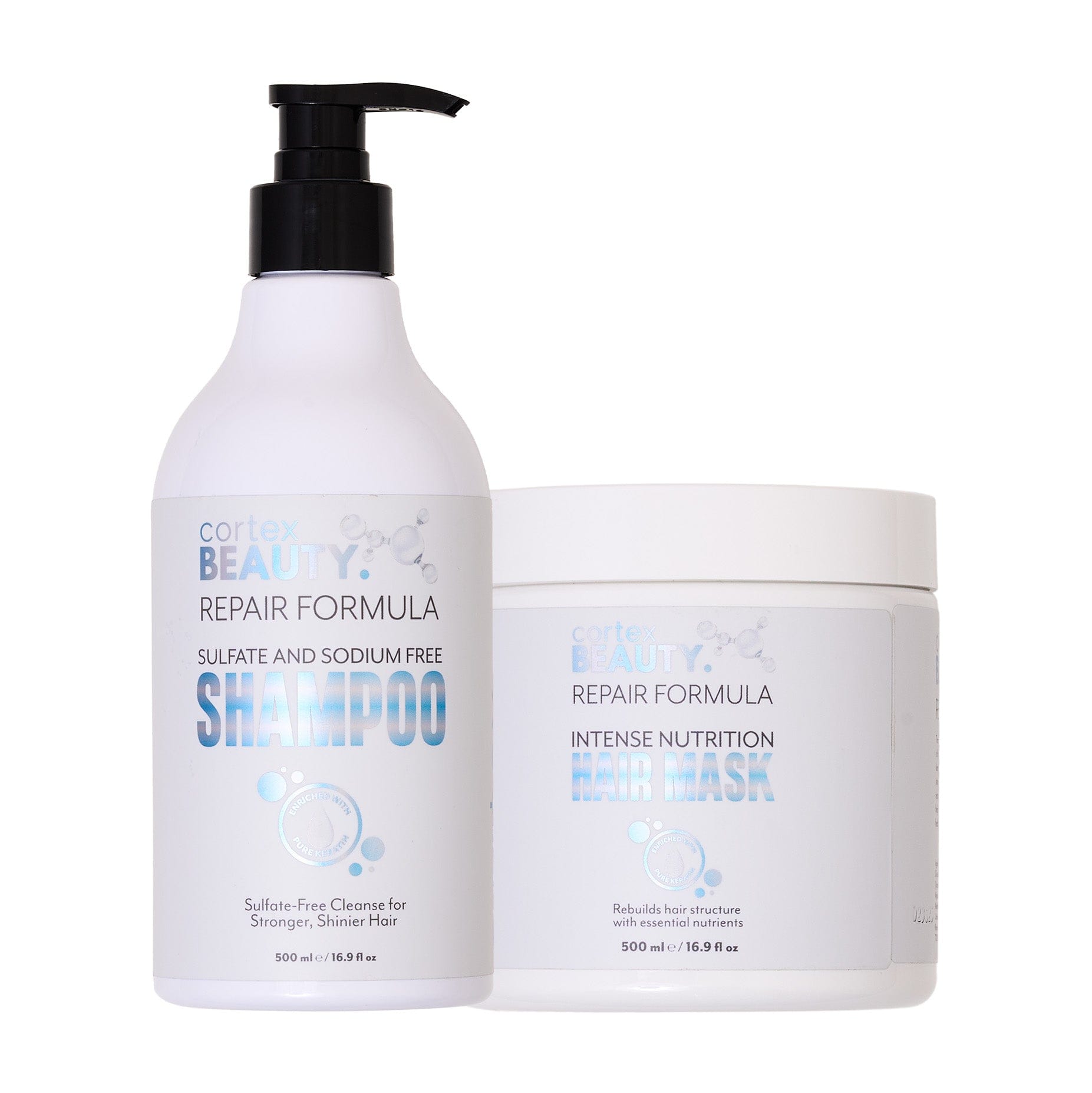 Cortex Beauty REPAIR FORMULA INTENSIVE CARE FORMULA  SET- SHAMPOO + MASK