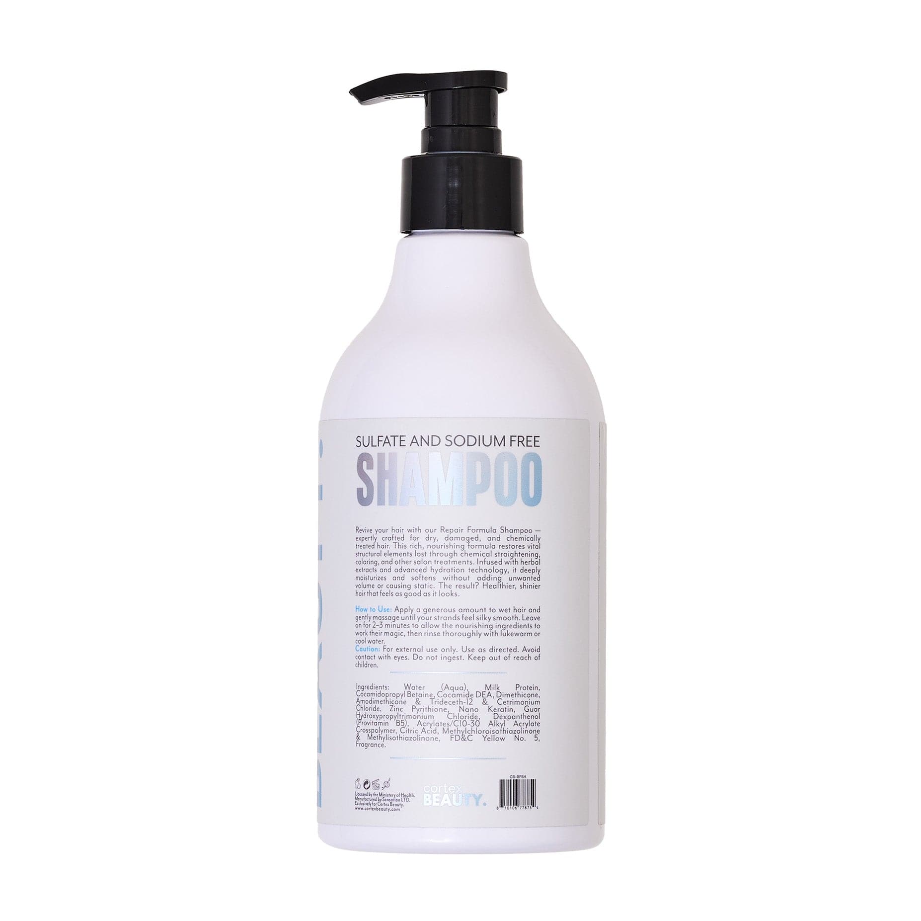 Cortex Beauty REPAIR FORMULA SULFATE & SODIUM FREE SHAMPOO