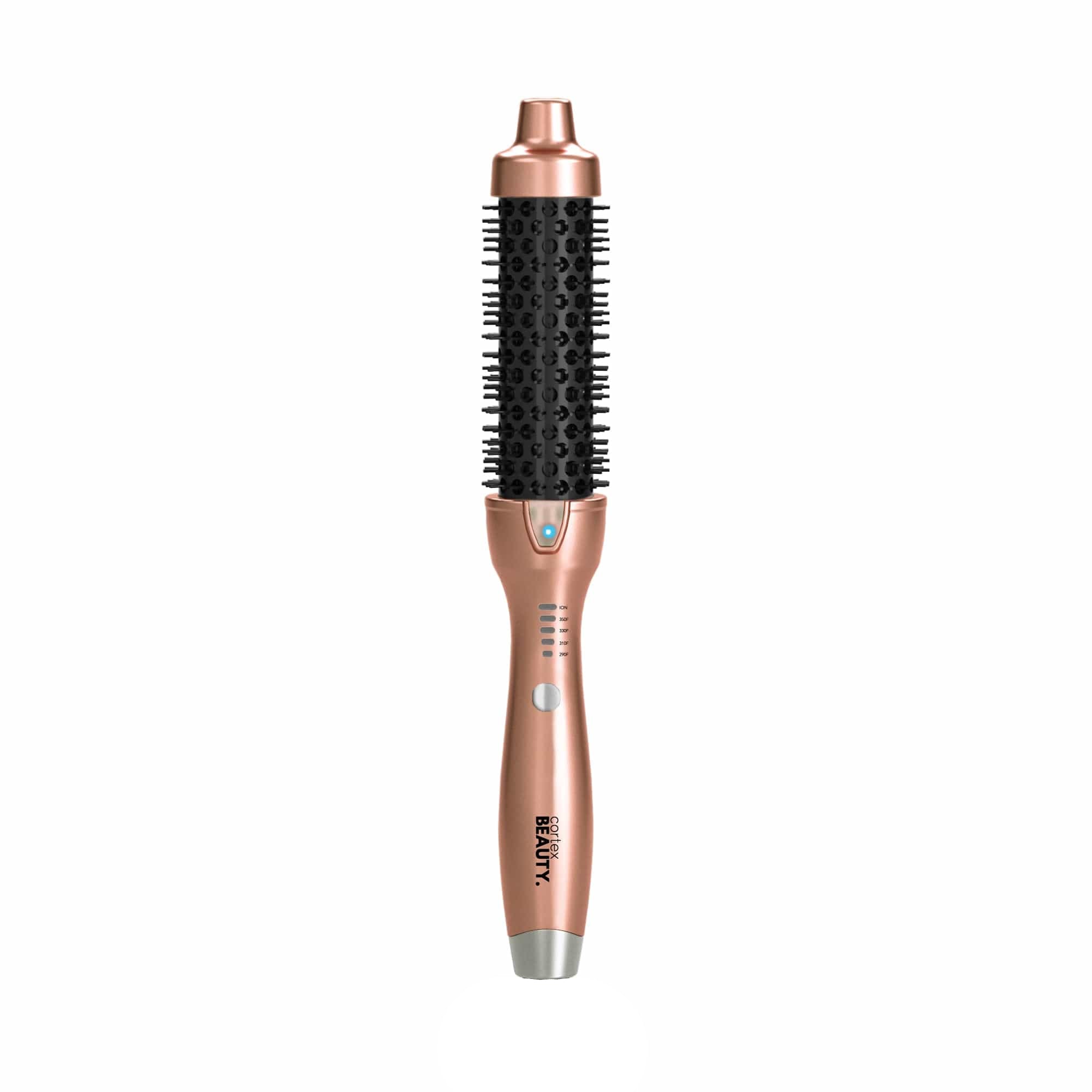 Cortex Beauty Rose Gold/ Black 1.5" Ionic Temperature Control Styling Brush