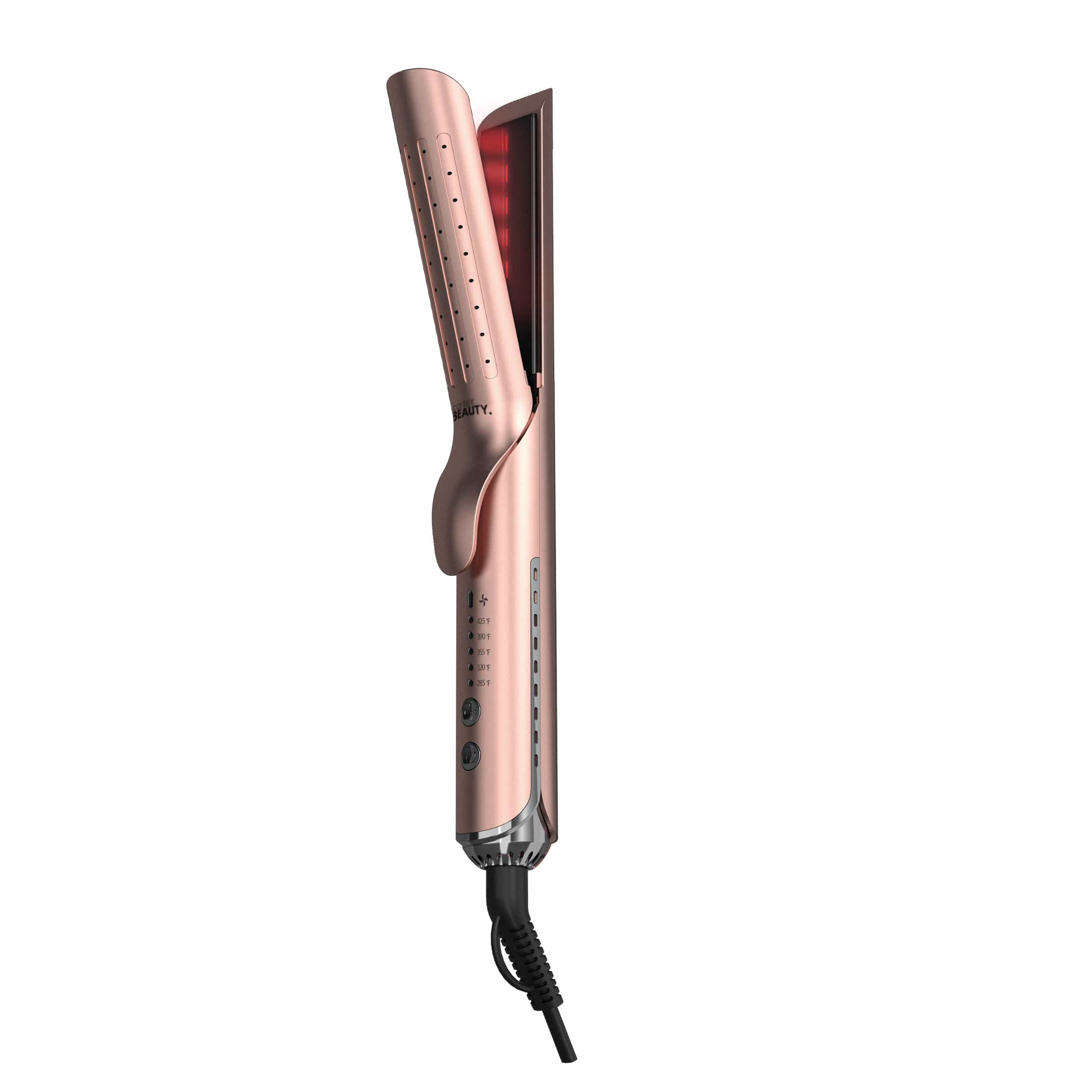 Cortex Beauty Rose gold Infra Air Glider 2-in-1 Cool Air & Infrared Flat Iron