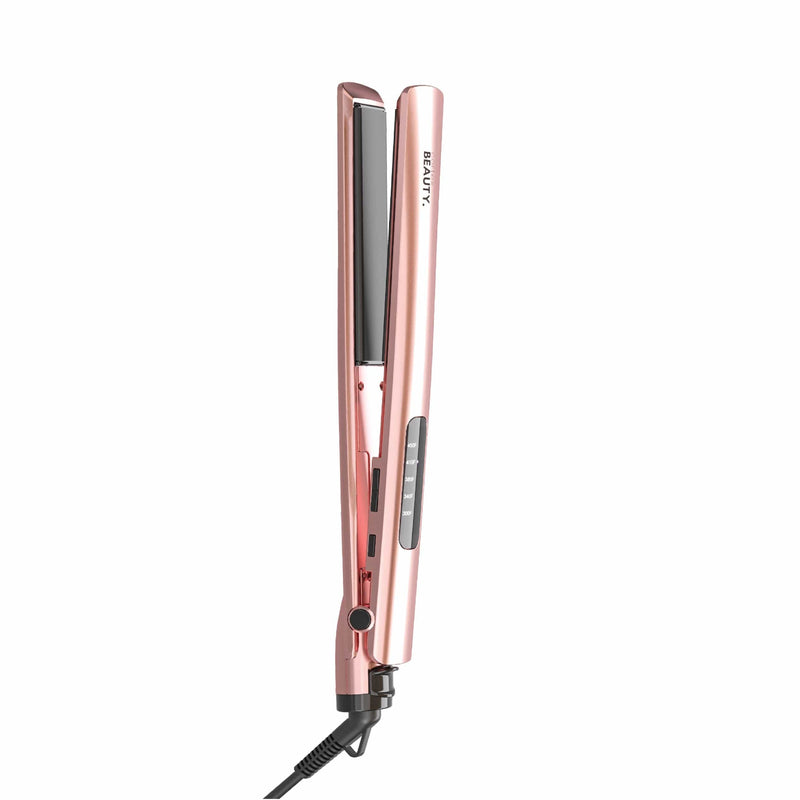 Cortex Beauty Rose Gold Pearlescent UltraSlim | 1" Digital Flat Iron