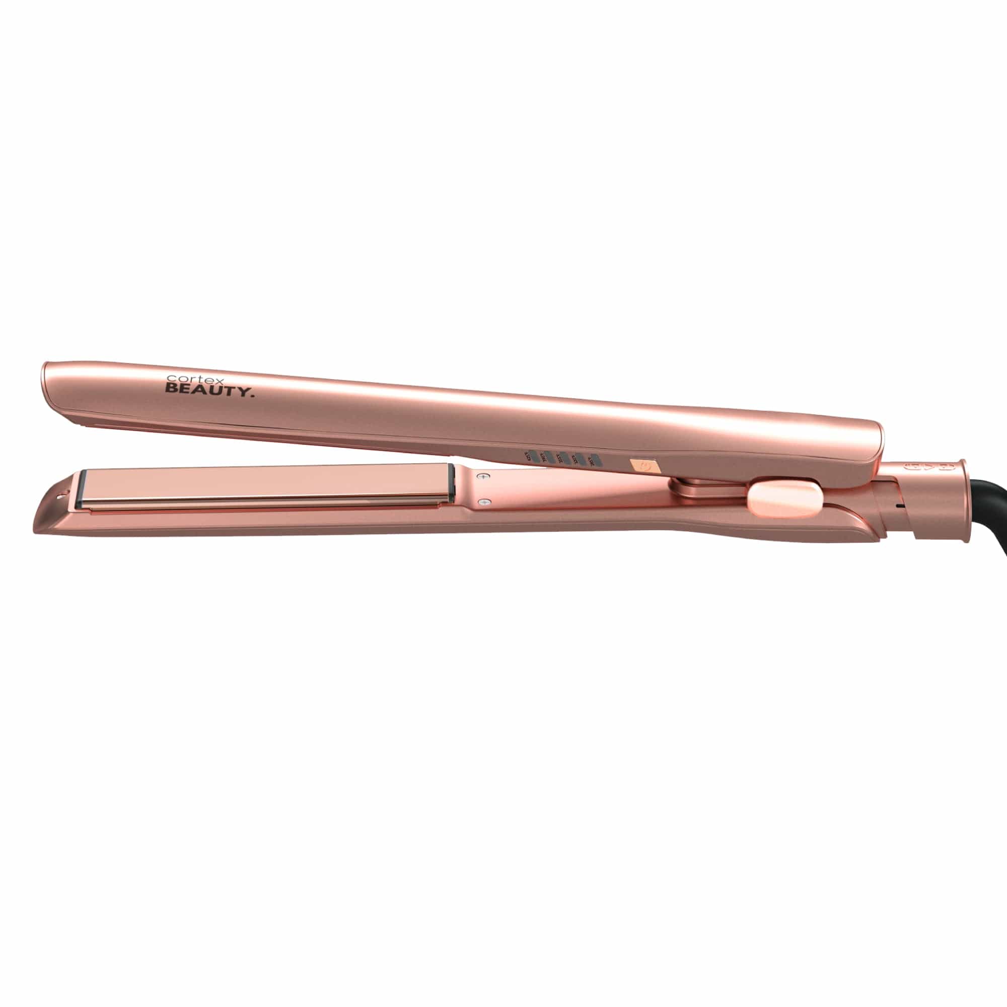 Cortex Beauty Rose Gold Pro Slim | 1” Temperature Control Flat Iron