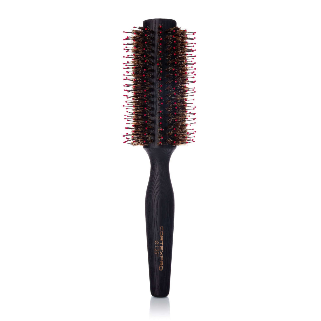 Cortex Beauty Thermal Boars Hair and Nylon Bristled Color Changing Heat Activated Round Brush - 1.25&quot;