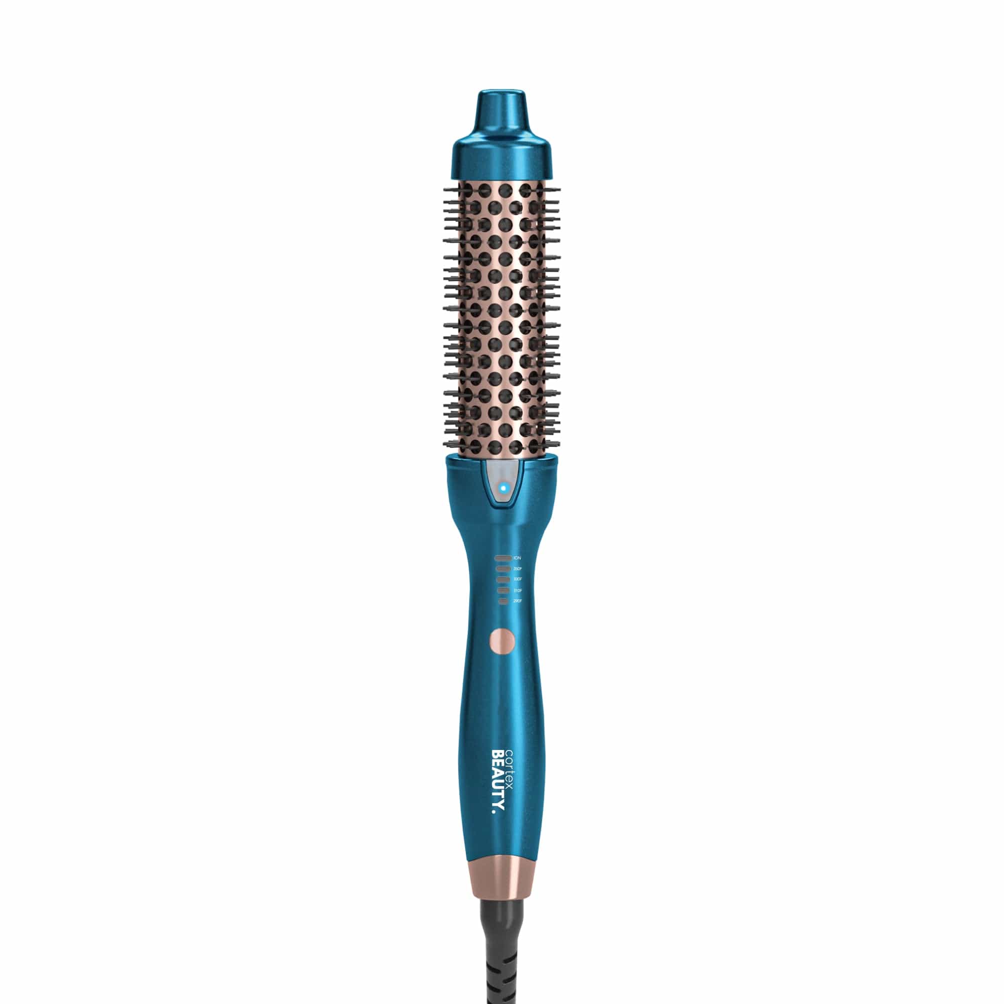 Cortex Beauty Turquoise 1.5&quot; Ionic Temperature Control Styling Brush