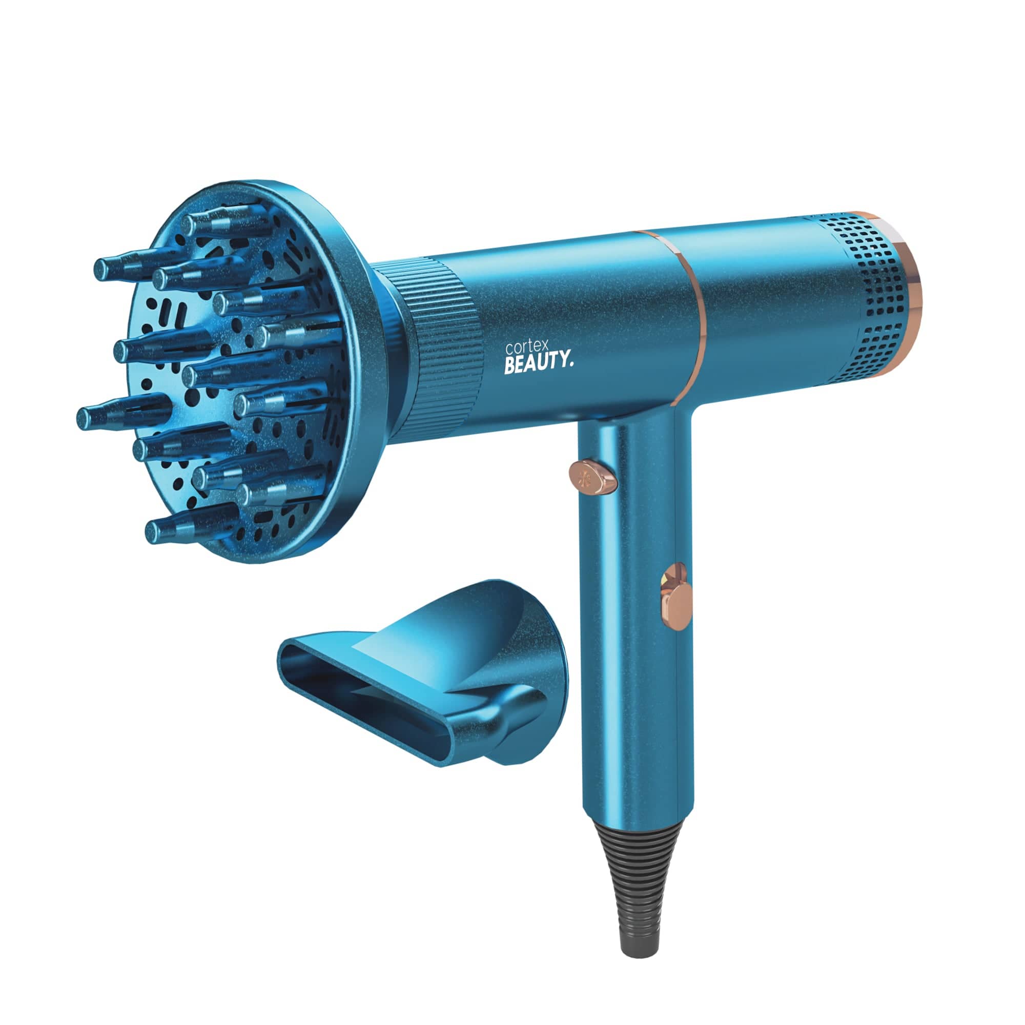 Cortex Beauty Turquoise TurboBlade | Blue Ionic Technology for Pro Performance Drying