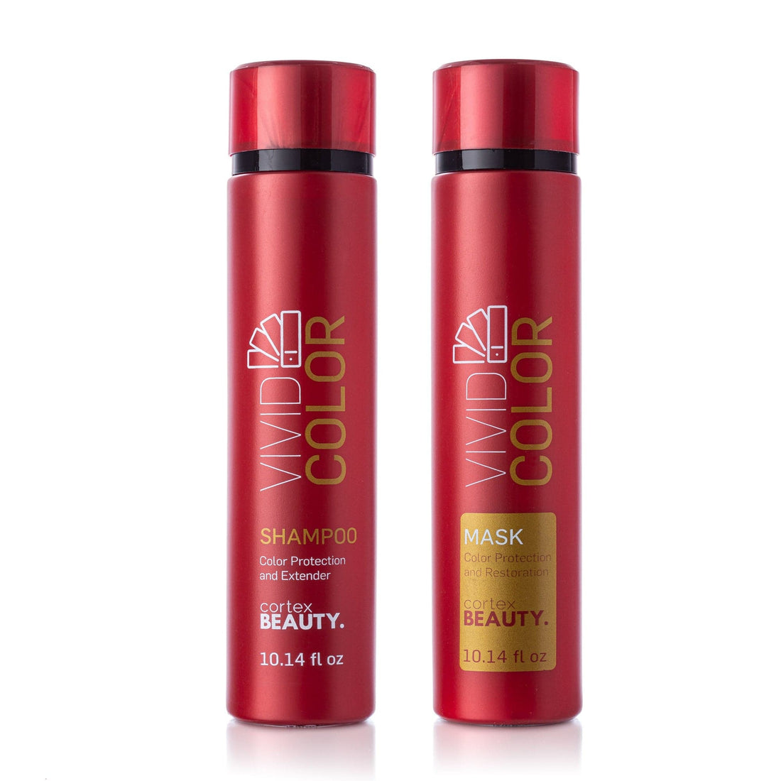 Cortex Beauty Vivid Color | Color Protection Shampoo &amp; Mask Bundle | 10.14oz