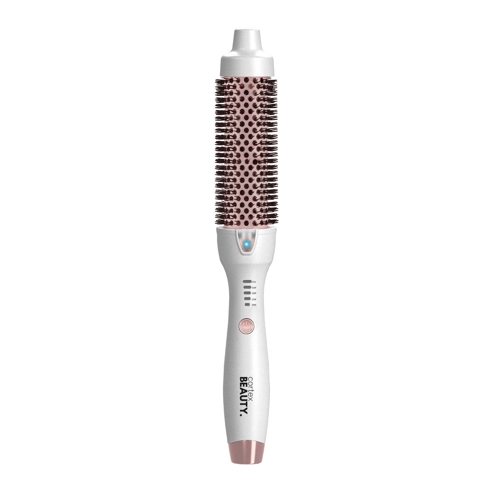 Cortex Beauty White 1.5" Ionic Temperature Control Styling Brush