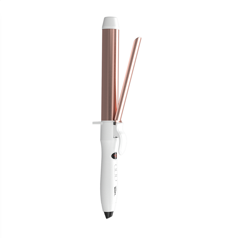 Cortex Beauty White/ Rose Gold 1.25" Extra Long Curling Wand