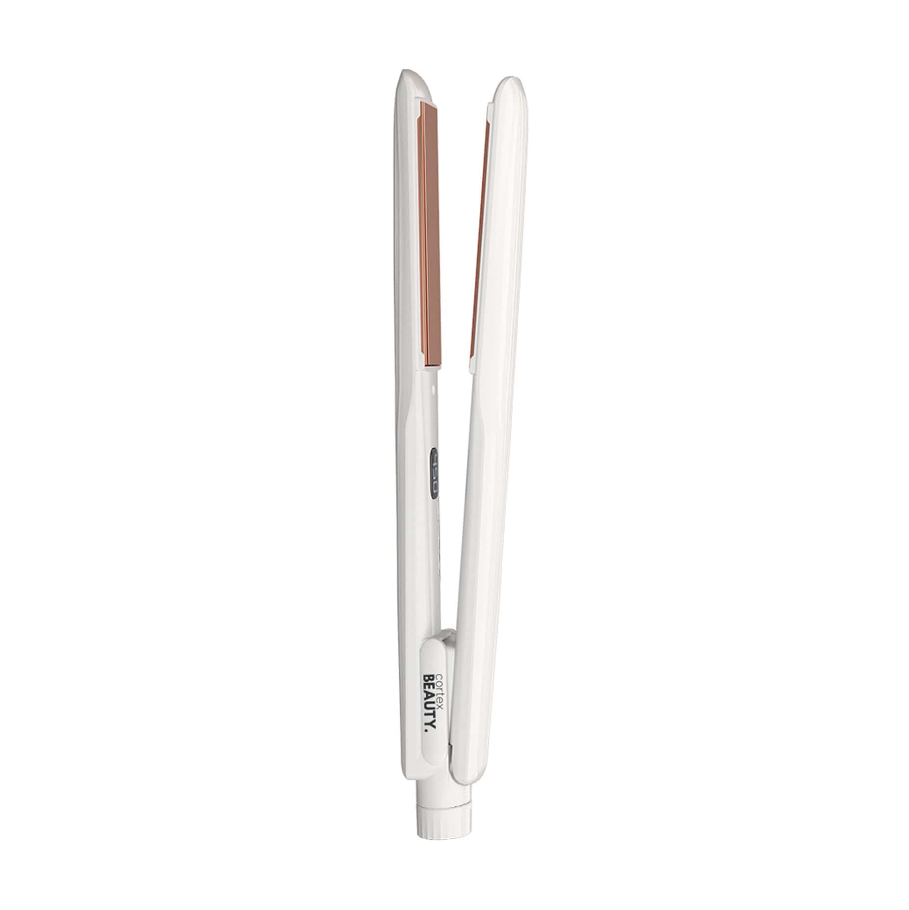 Cortex Beauty White Rosegold FLAT OUT Fabulous 1” Digital Flat Iron