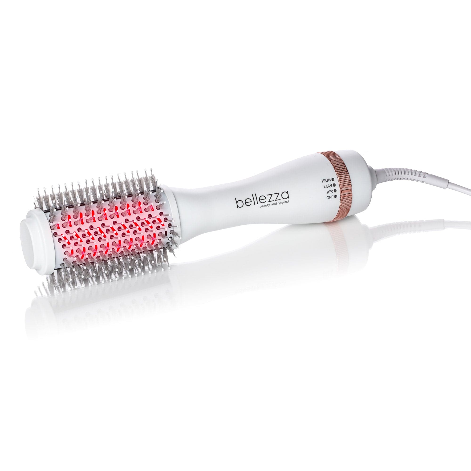 Cortex Beauty WHITE ROSEGOLD Infrared Blowout Brush | 2" Professional Hot Brush