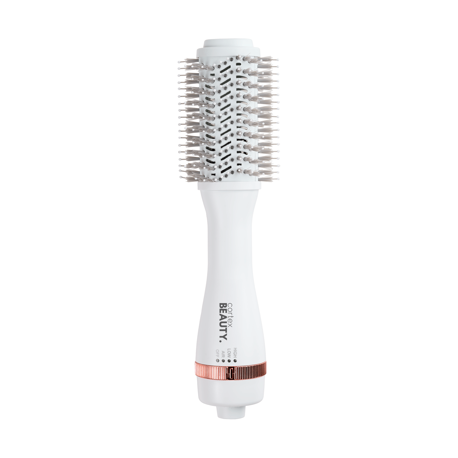 Cortex Beauty White Rosegold Volumizing Blowout Brush | 2" Professional Hot Brush