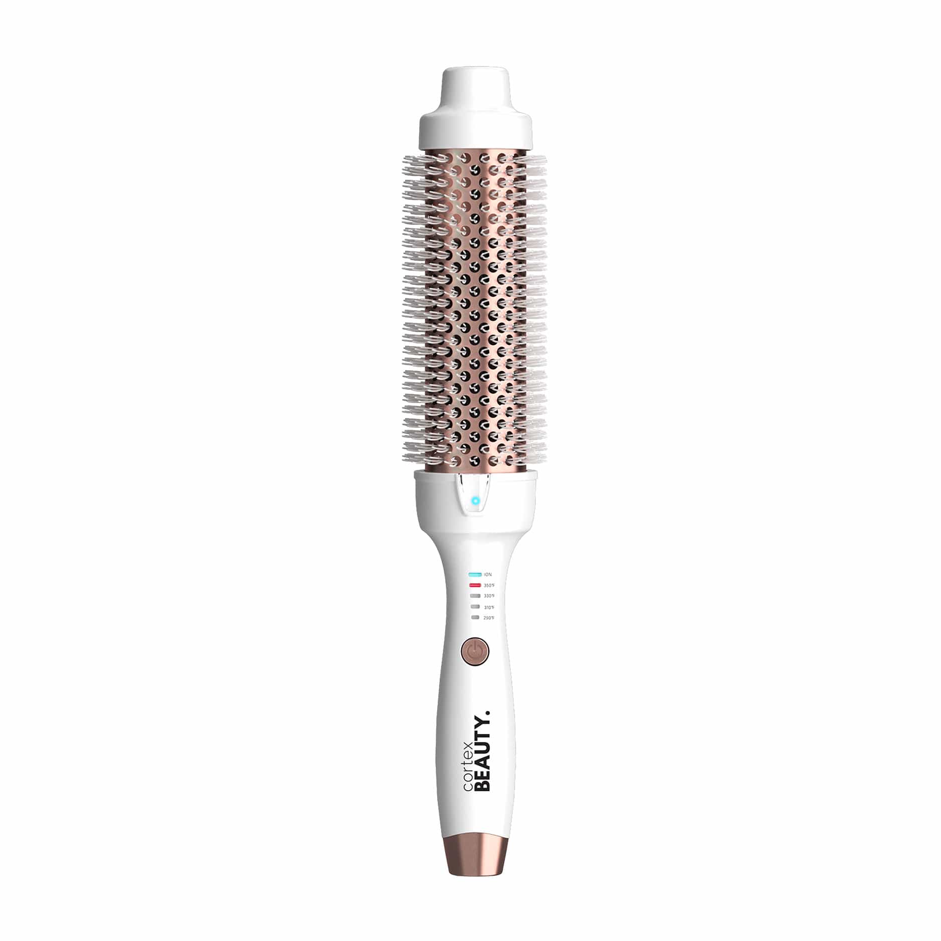 Cortex Beauty White Temp Control Extra-Long 1.5” Ionic Styling Brush
