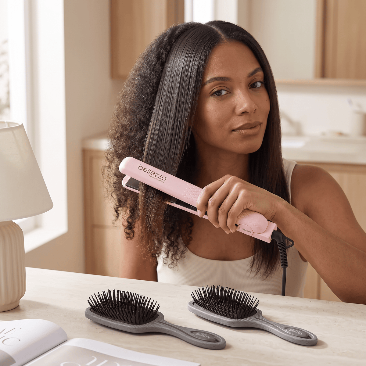 Cortex Ceramic Flat Iron + Mini Cushion Duo