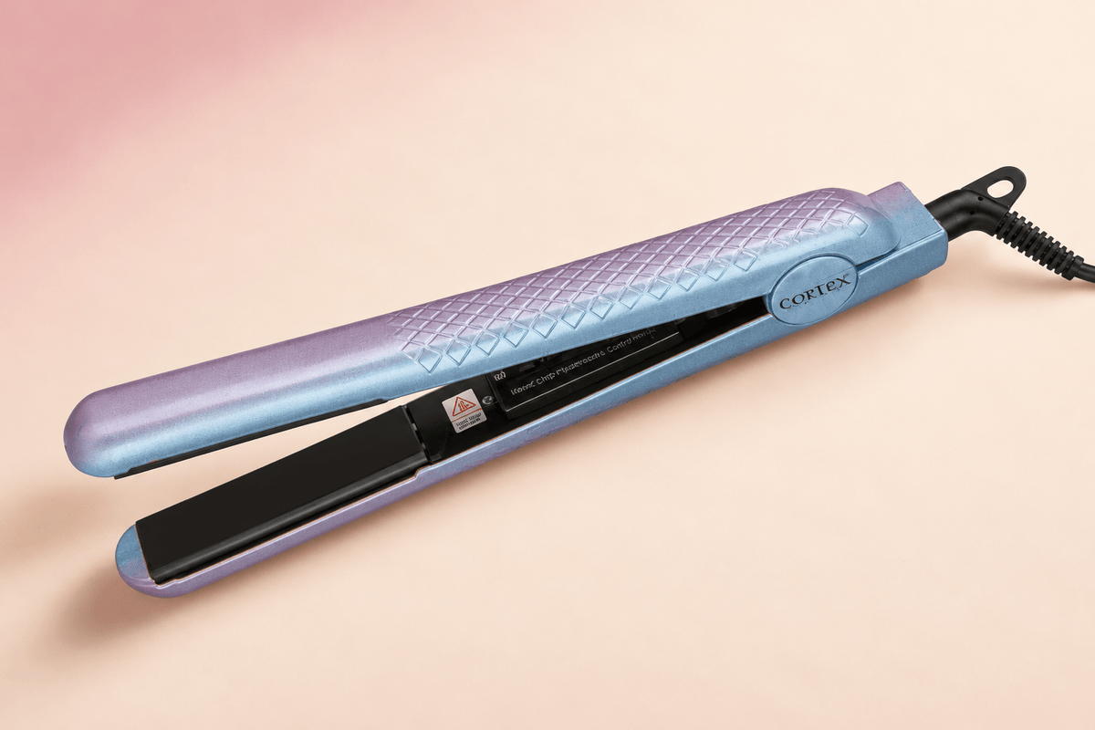 Ionic Technology Ceramic Plated Flat Iron 1.25", Iridescent Pearl, care and storage