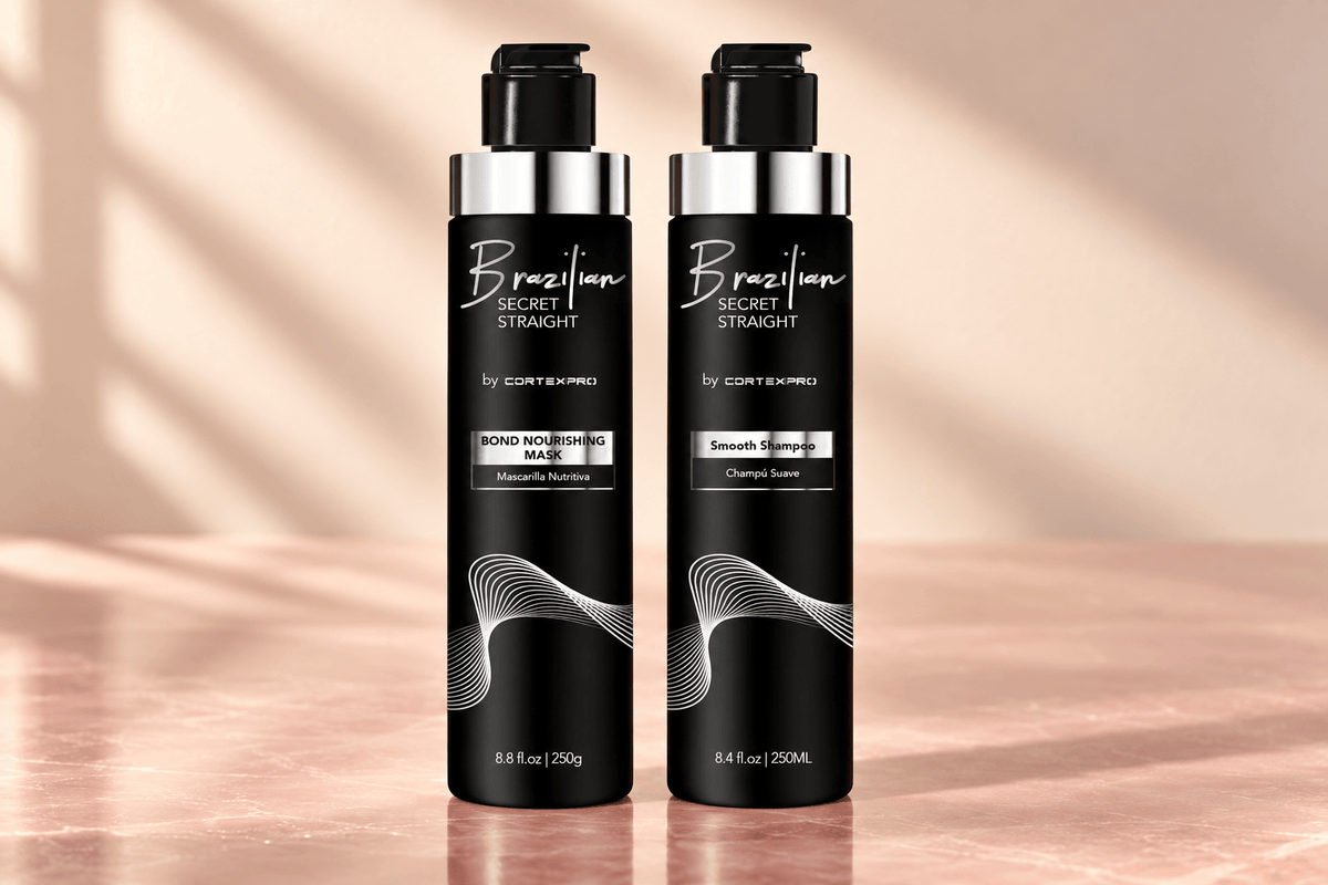 Secret Straight Smooth Shampoo &amp; Bond Nourishing Mask Treatment Set, care and storage