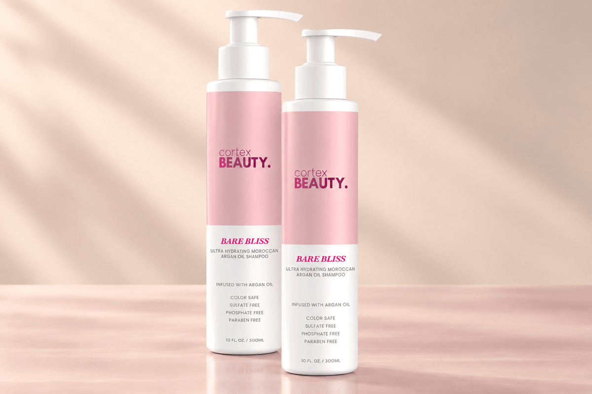Bare Bliss | Hydrating Moroccan Argan Oil Shampoo | 2-Pack, care and storage