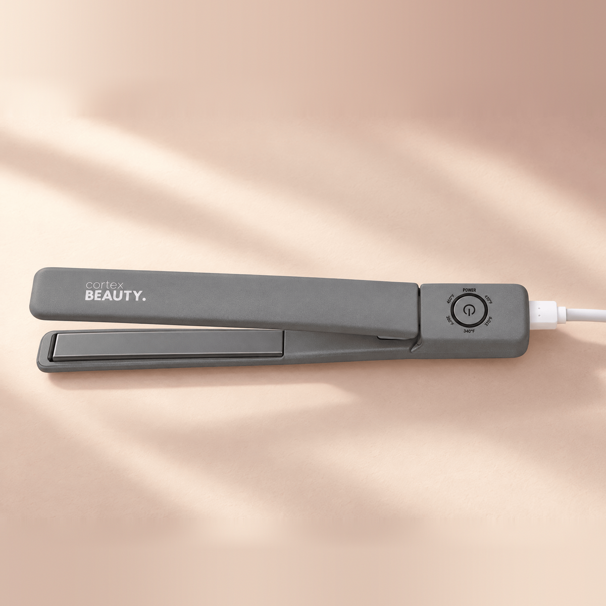 Cortex Beauty Slim Glider | 1" Ceramic-Coated Flat Iron | Travel-Friendly