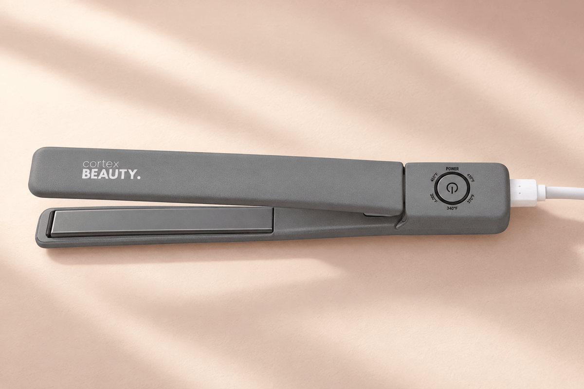 Slim Glider | 1" Ceramic-Coated Flat Iron | Travel-Friendly, Gray, care and storage