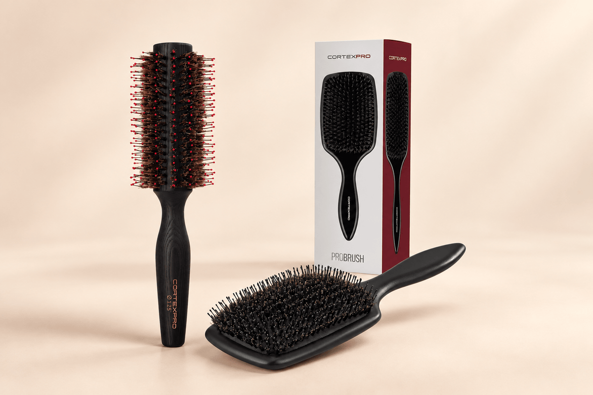 2" Round ProBrush &amp; Boar/Nylon Bristle Paddle Brush, product view