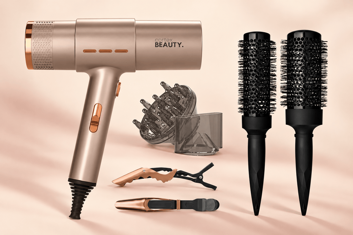 TurboBlazer | Salon Performance Hair Dryer Set, Champagne, product view