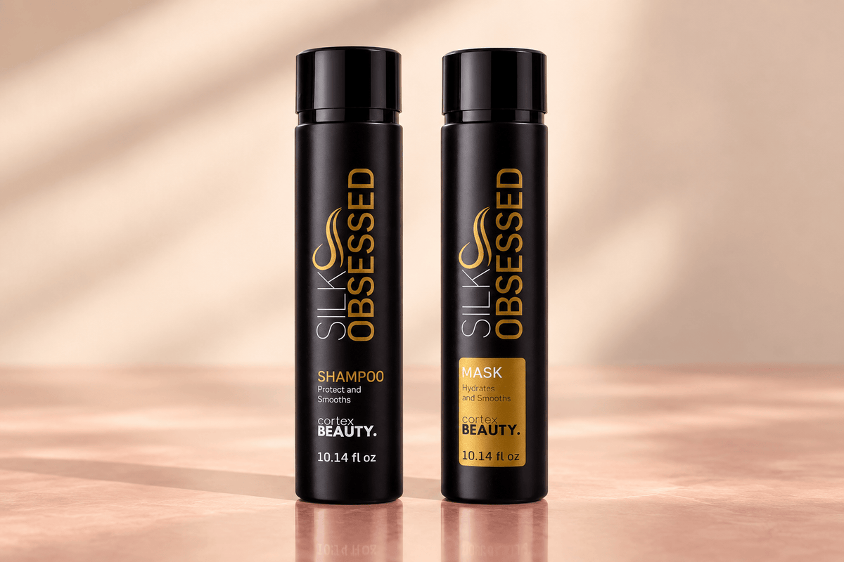 Silk Obsessed | Ultra Hydrating Shampoo &amp; Mask Bundle | 10.14 oz, care and storage