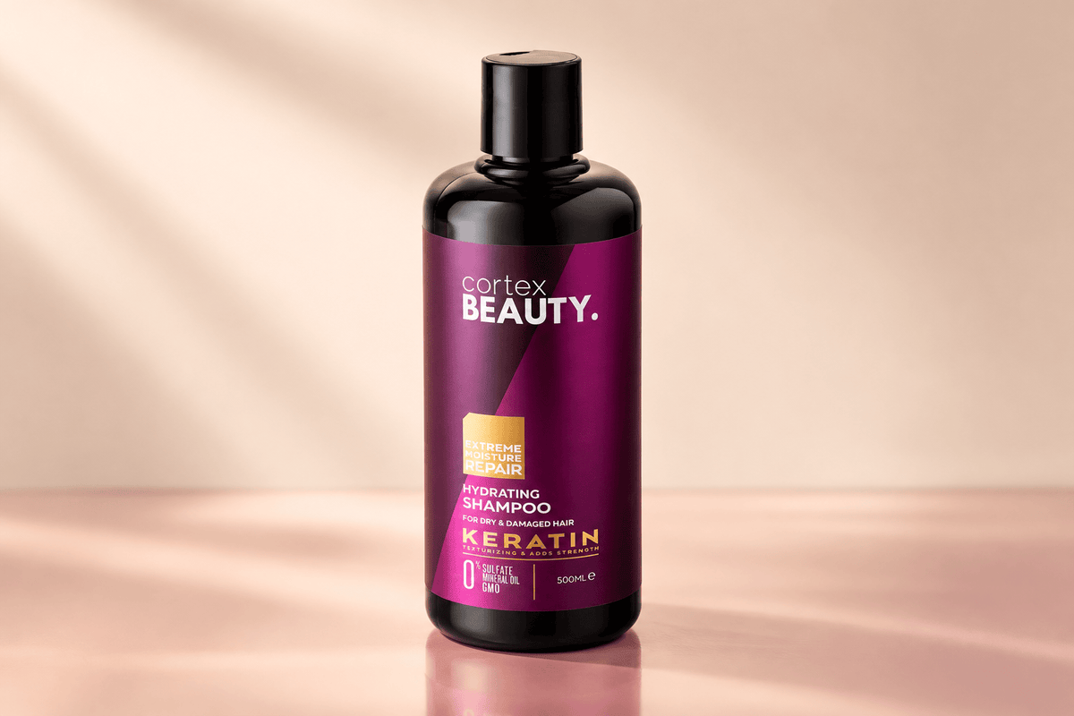 Keratin Hydrating Shampoo for Dry &amp; Damaged Hair, care and storage