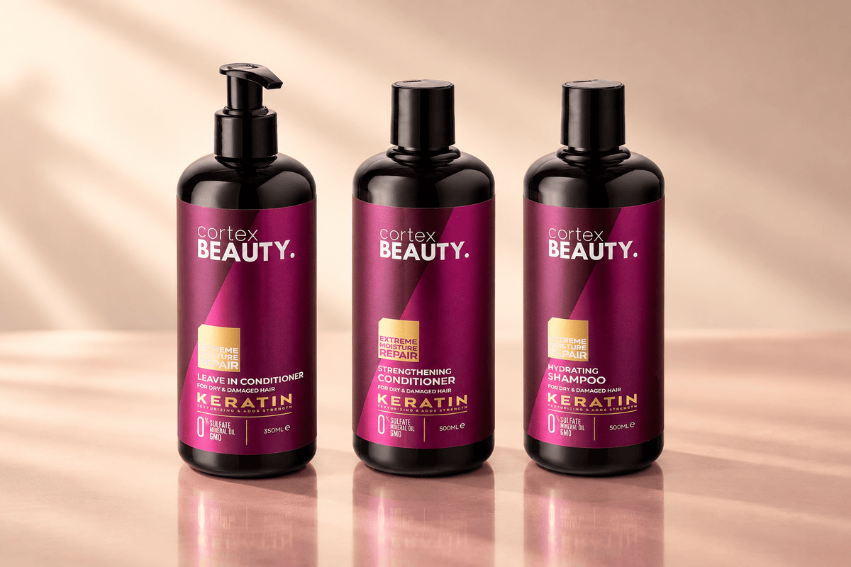 Keratin | Shampoo, Conditioner &amp; Leave-In Conditioner Set, care and storage