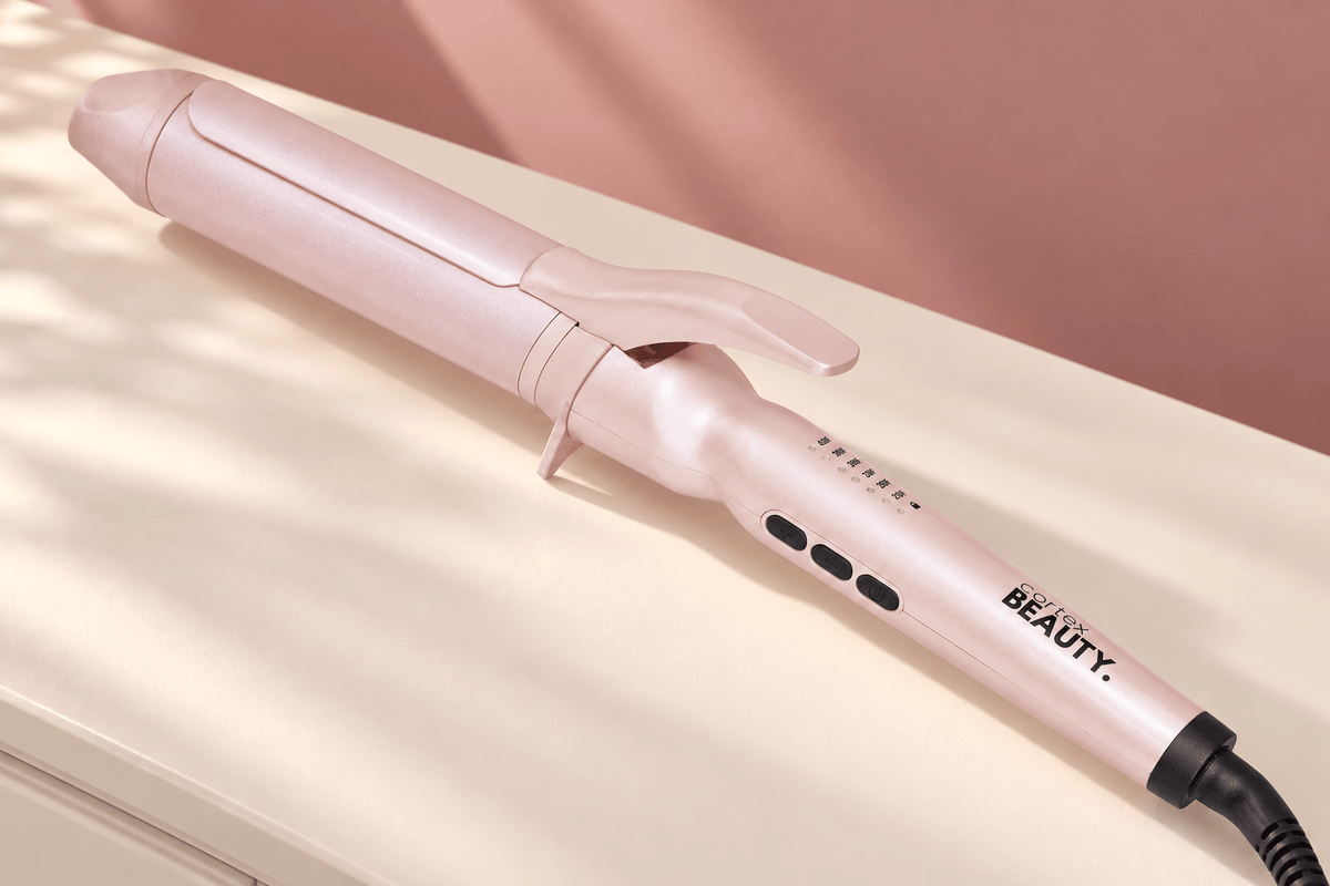 1.5" PRO Barrel Extra-Long Curling Iron, Pink Valentine, care and storage
