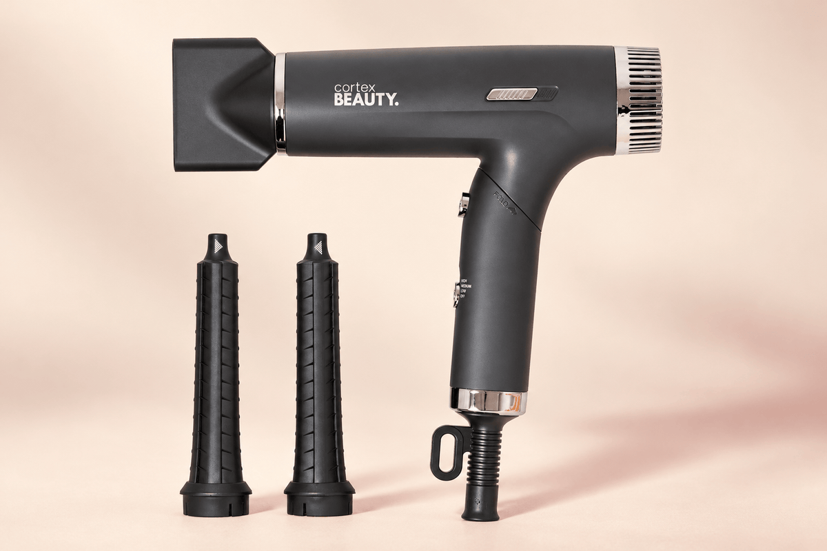 Sleek Fold | Foldable Travel Hair Dryer, Black, product view