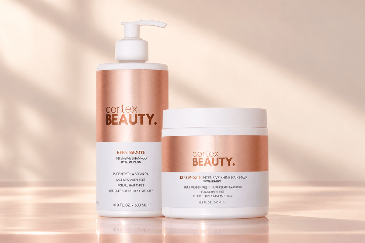 Pure Keratin | Intensive Shampoo &amp; Hair Mask Set, care and storage
