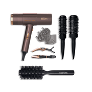 Cortex Puce Salon Dryer & Round Brush Set