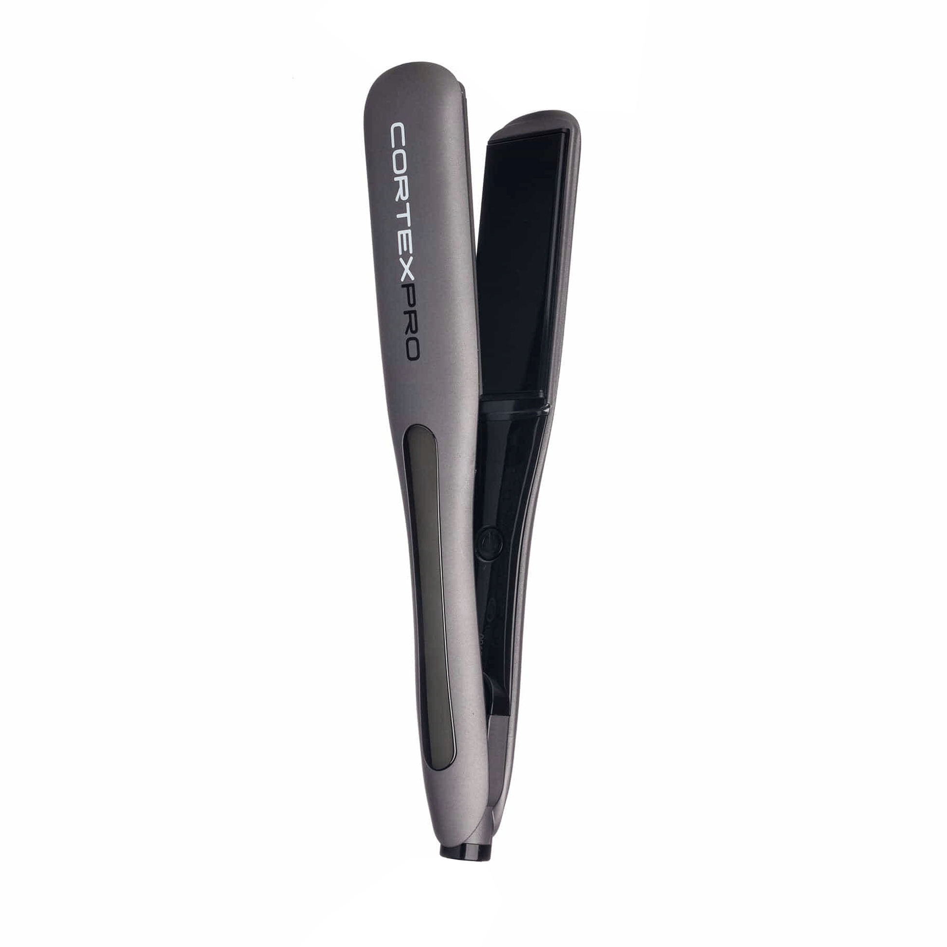 cortexpro Pro Flat Iron | One-Pass Digital Heat Tourmaline Ceramic Plates with Carrying Case
