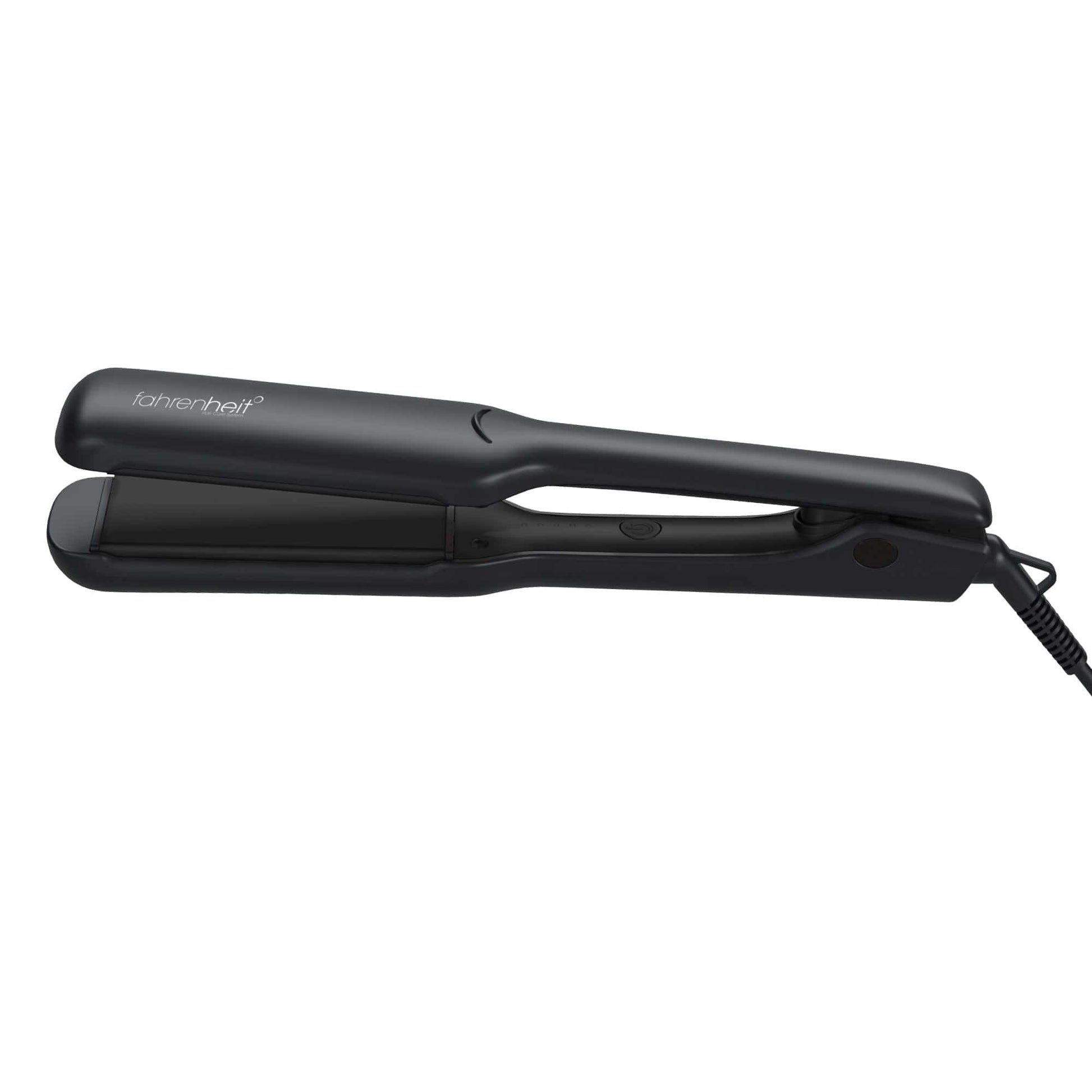 Fahrenheit° Black MegaPlate | Professional 1.75” Wide Plate Flat Iron