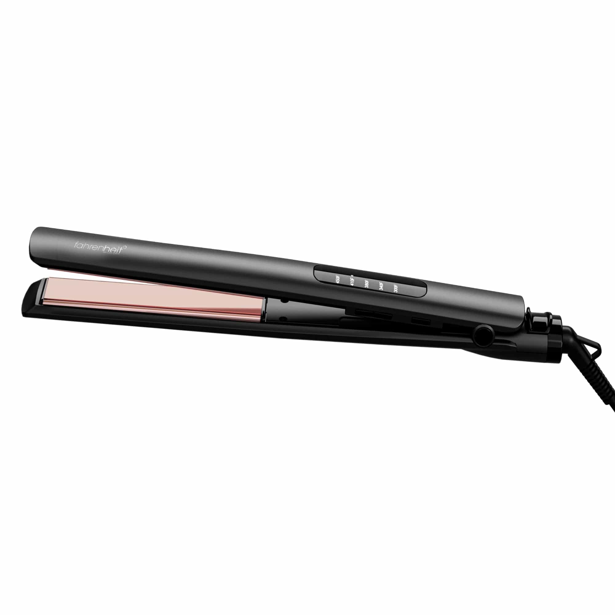 Fahrenheit° Black/ Rose Gold Ultra Slim | 1&quot; Digital Flat Iron