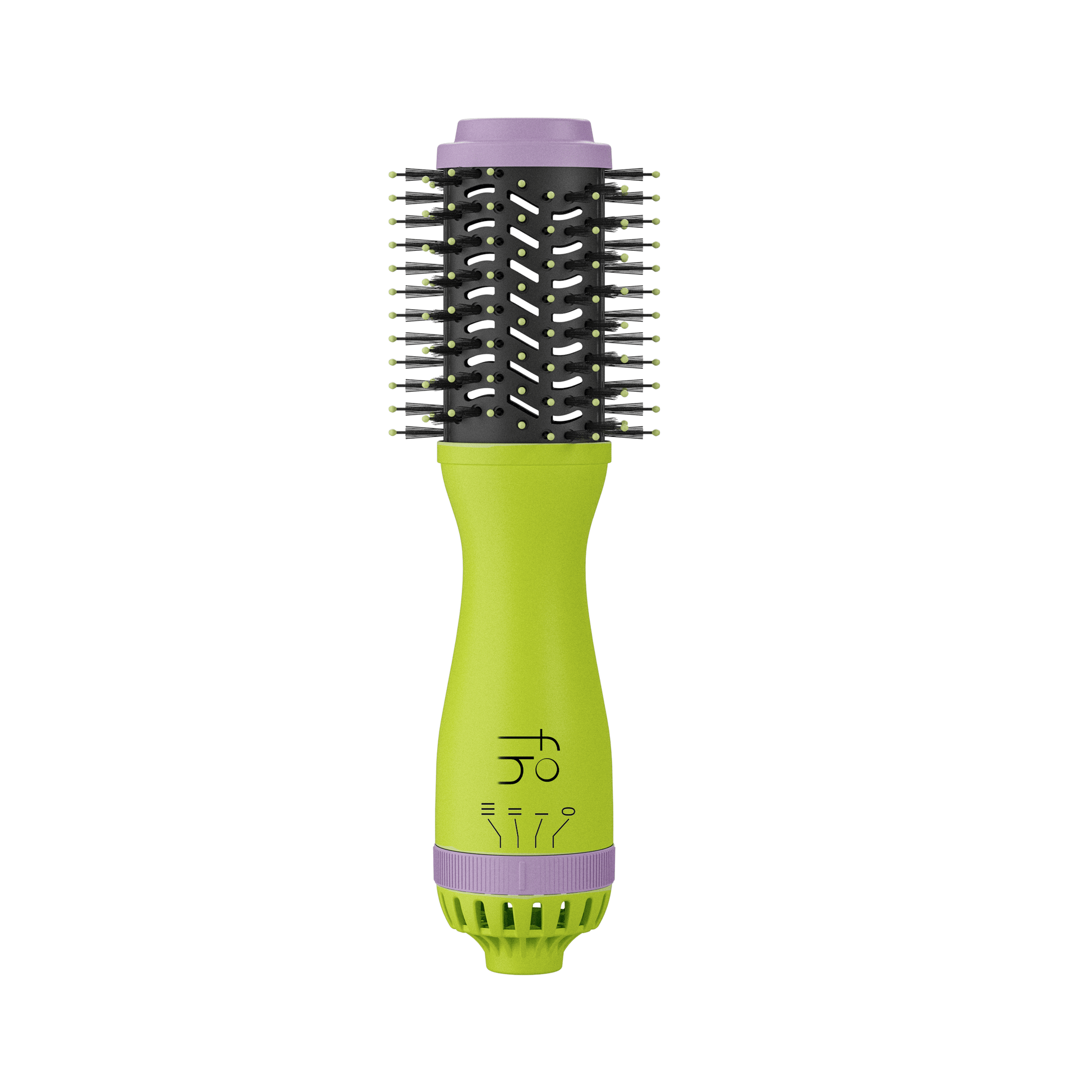 Fahrenheit° Green/Violet Mini Blowout Brush