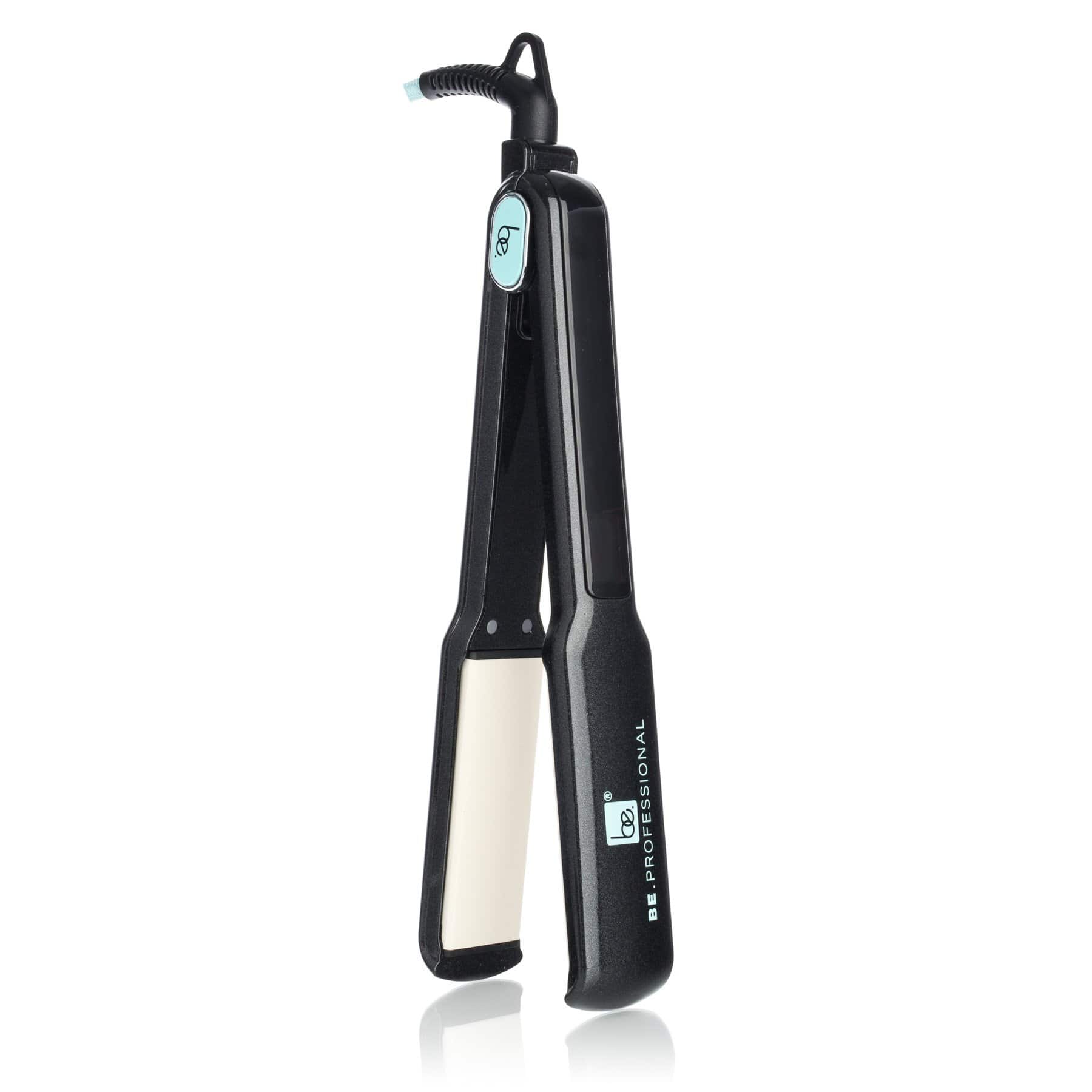 Be.Professional Black 1.5" Digital Flat Iron | Thermolon&trade;