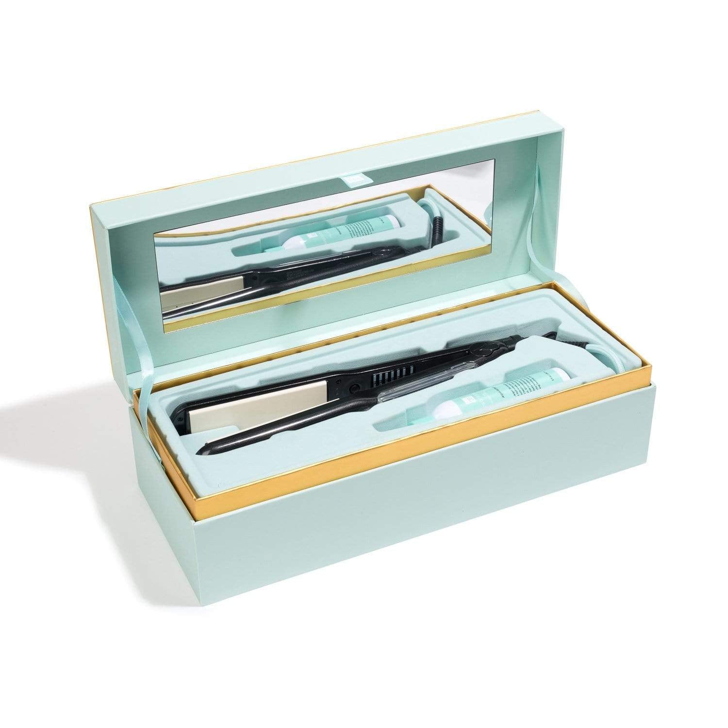 Be.Professional Black Be. Professional 1.25" Vapor Flat Iron With Thermolon Plates + Infusion Oil