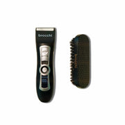 Electric Trimmer & Beard Brush Bundle