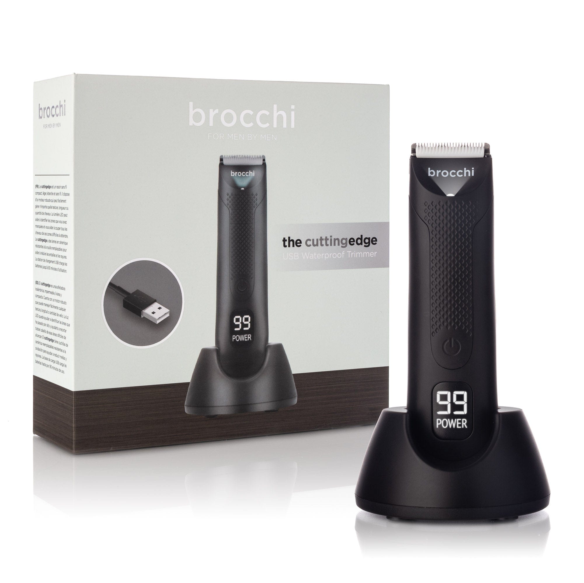 Brocchi The Cutting Edge USB Waterproof Trimmer