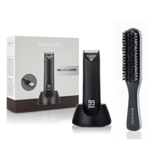 Brocchi The Cutting Edge USB Waterproof Trimmer & Boar Bristle Paddle Brush