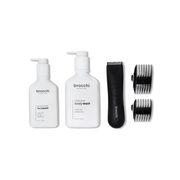 Brocchi Waterproof USB Trimmer + Moisturizing Face Wash & Cleansing Body Wash