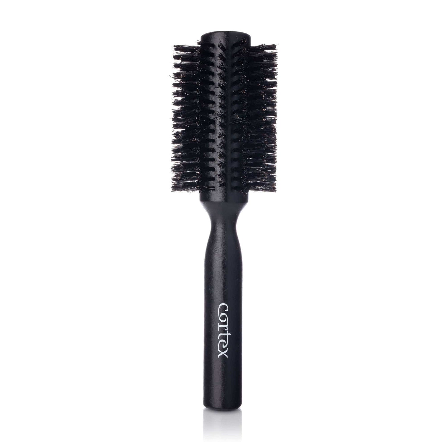 Cortex Beauty 2.75&quot; Premium Boar Bristle Round Brush | Black Wood
