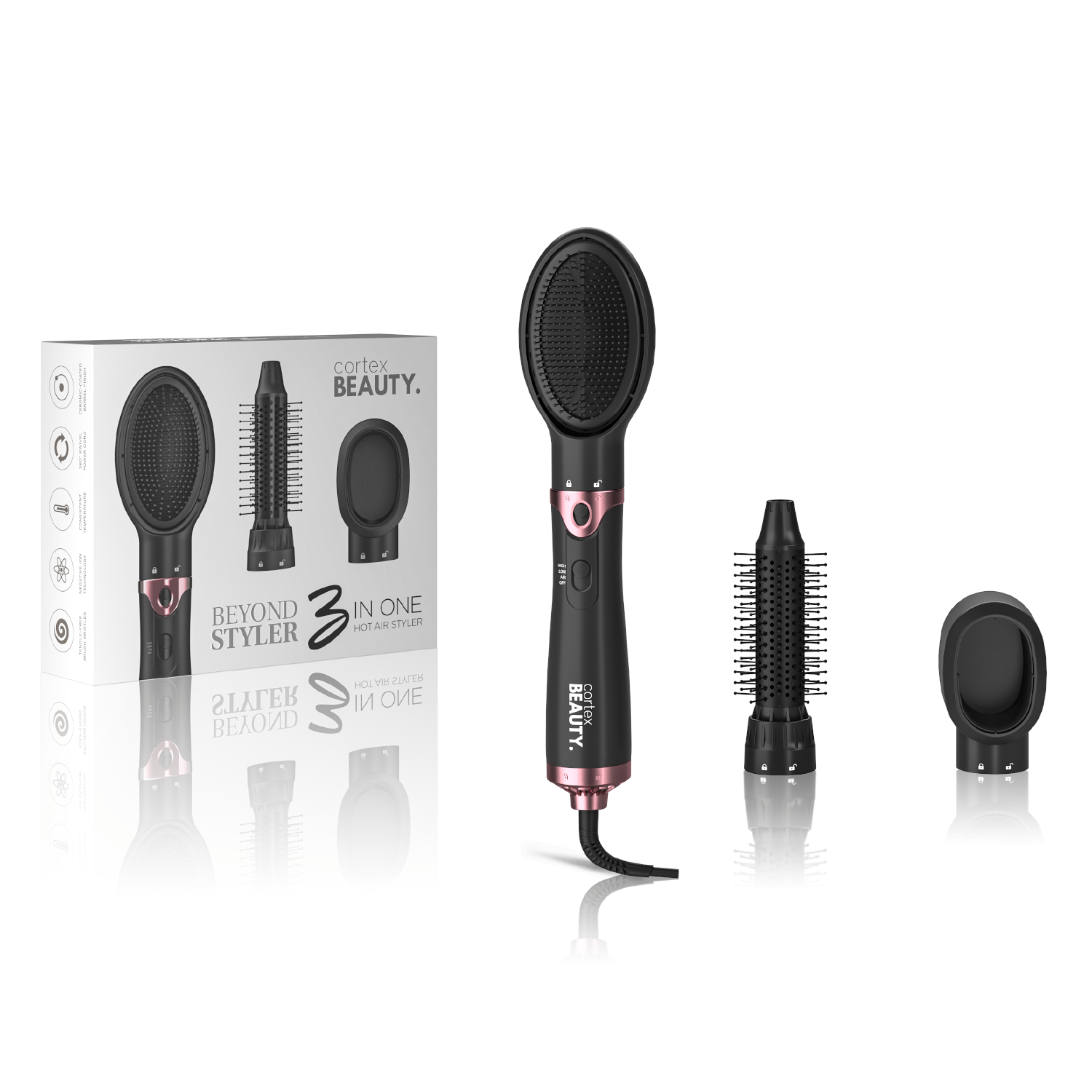 Cortex hair wand brush deals