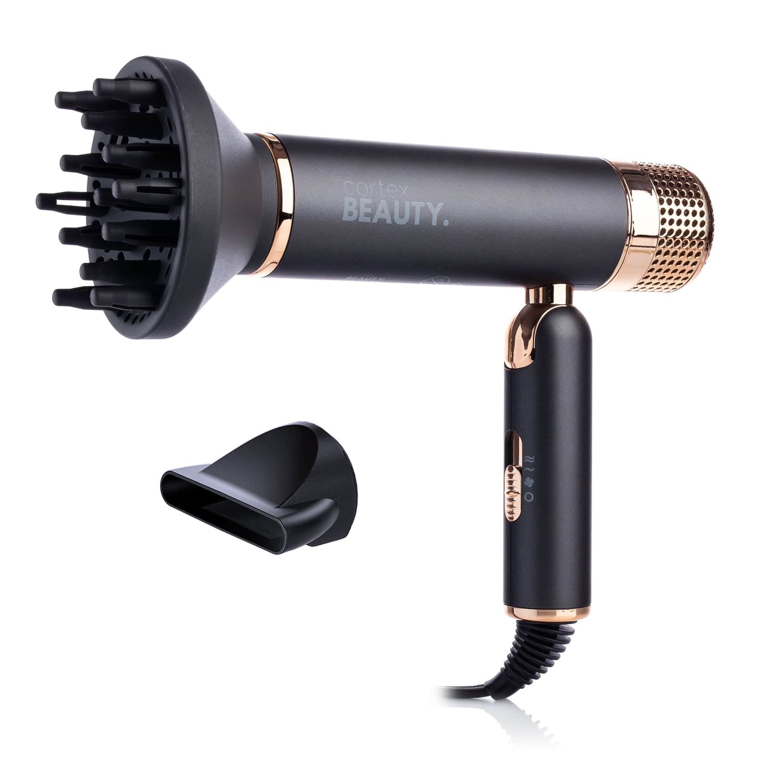 Cortex Beauty Titanium/Rosegold SlimLiner : Turbo-Charged Foldable Hair Dryer