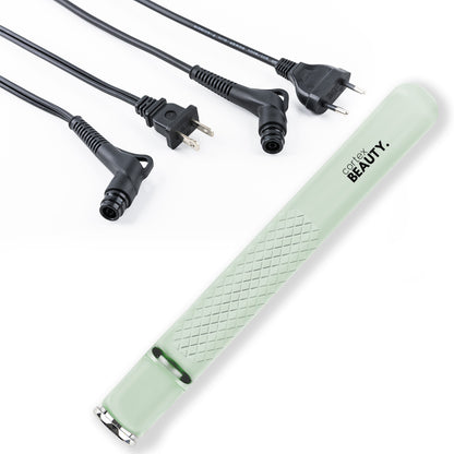 Cortex Beauty Travel Perfect SWITCH Professional Interchangeable Cord Flat Iron - USA &amp; Euro Plug Cord
