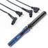 Cortex Beauty True Blue Travel Perfect Dual Voltage SWITCH Professional Interchangeable Cord Curling Iron - USA & Euro Cord