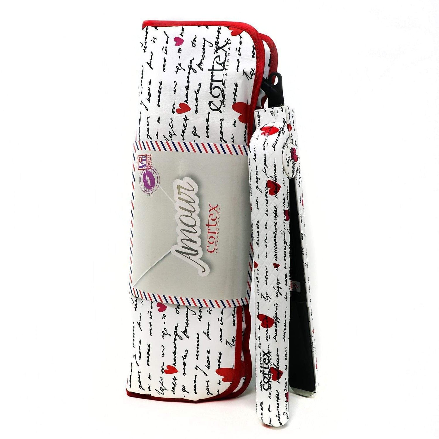 Cortex International 1.25” Flat Iron &amp; Pouch | Amour
