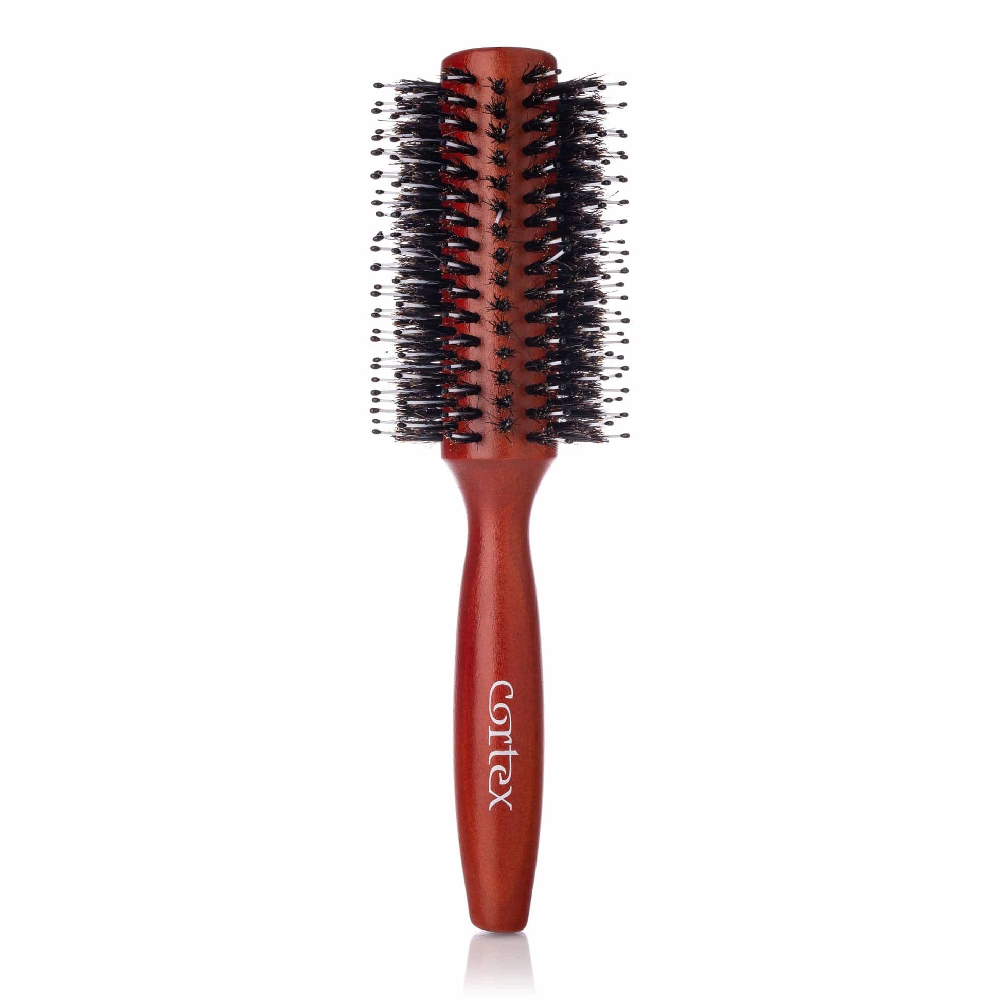 Cortex International 2.75" Wooden Nylon and Boar Bristle Round Brush